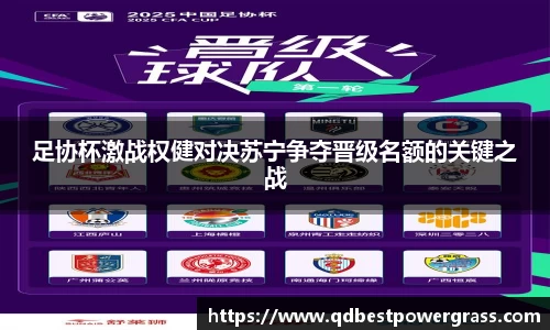 足协杯激战权健对决苏宁争夺晋级名额的关键之战